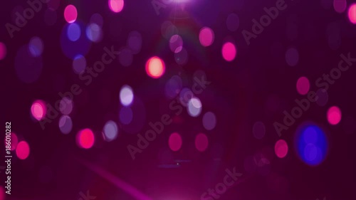 Colorful loop animated background Bokeh photo