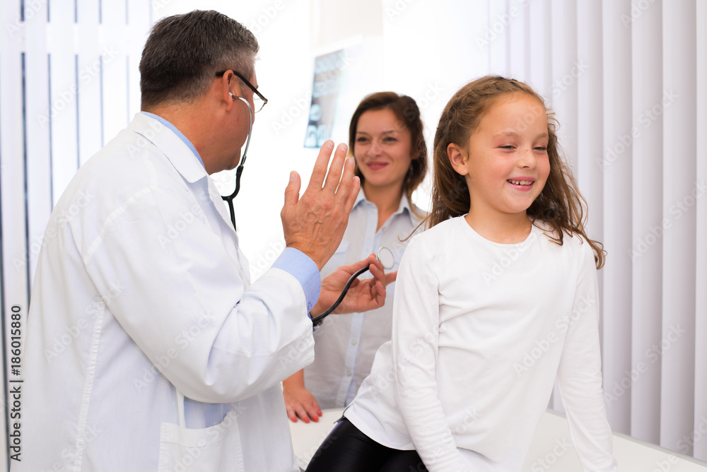 Little Girl's Medical Checkup Little Girl's Medical Checkup