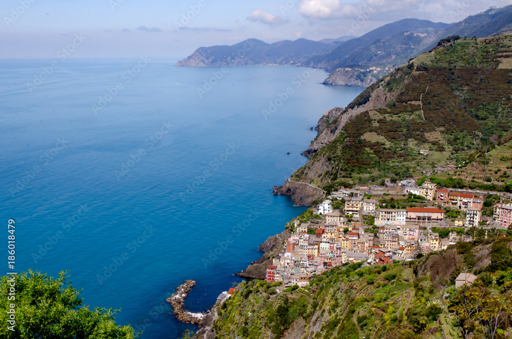 paesaggio costiera cinque terre Liguria