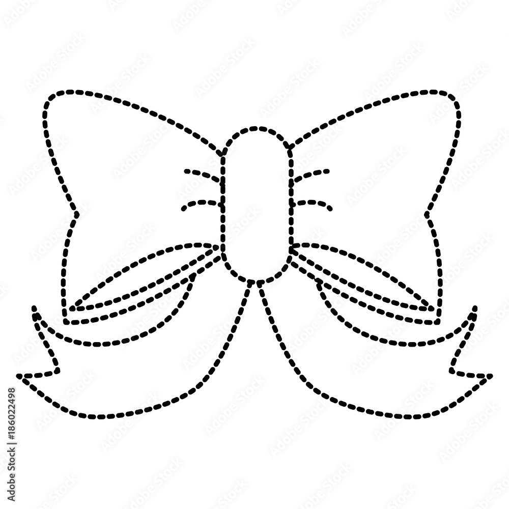 Decorative bow isolated icon vector illustration graphic design Decorative bow isolated icon vector illustration graphic design