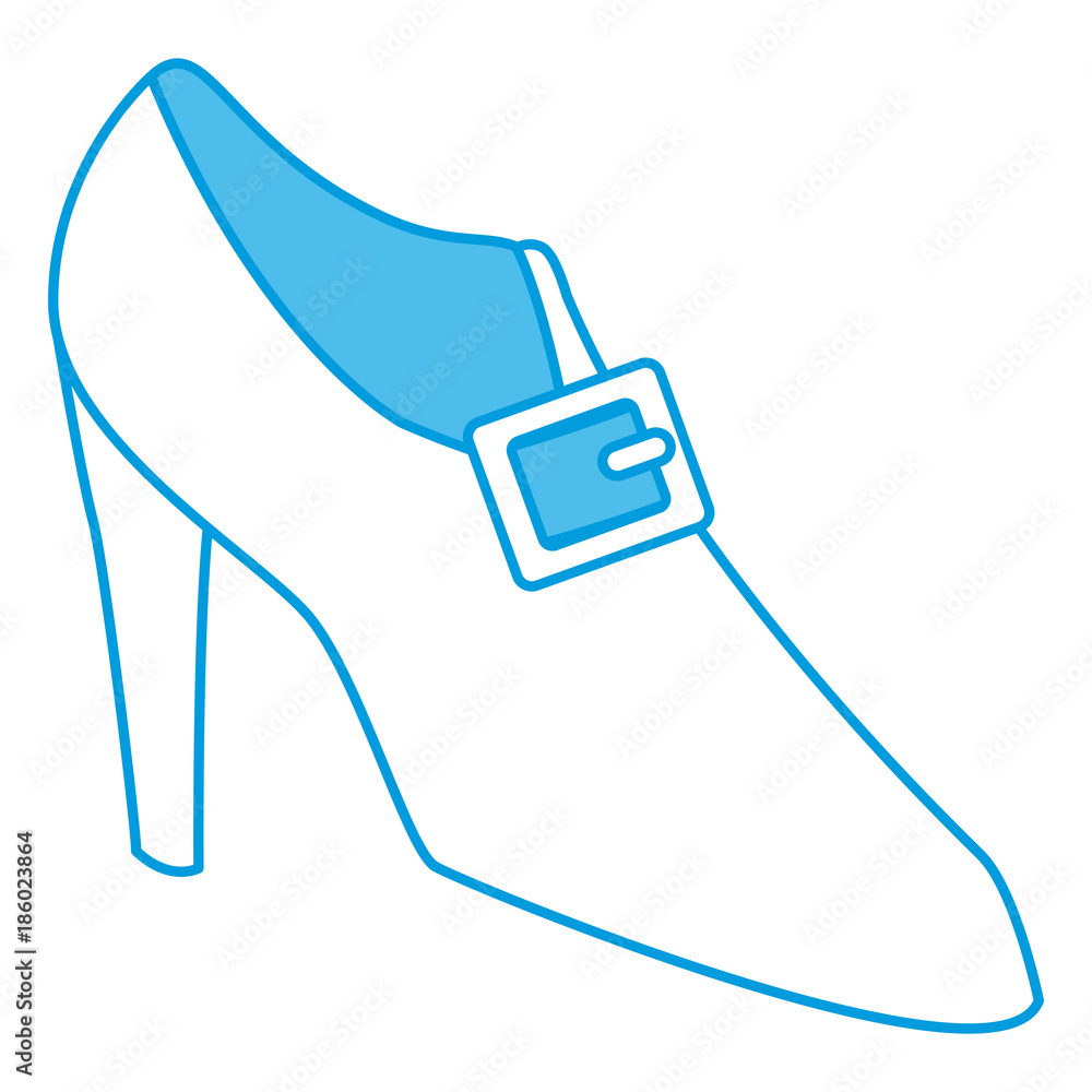 Fashion high heel icon vector illustration graphic design Fashion high heel icon vector illustration graphic design