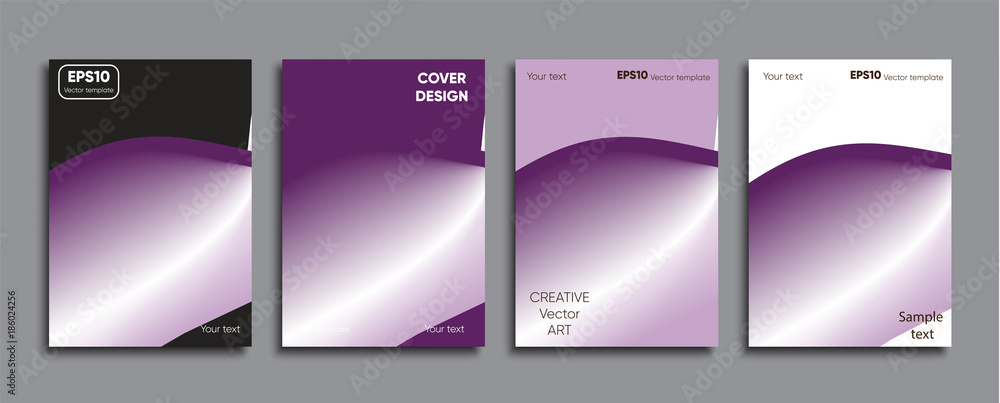 Fototapeta premium Creative colored cover. Cover design.