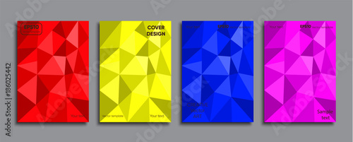 Creative colored cover. Cover design.
