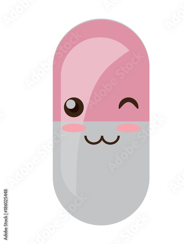 kawaii pill icon image