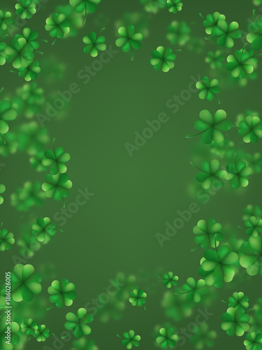 Irish Saint Patricks Day Party Poster Template. EPS 10 vector