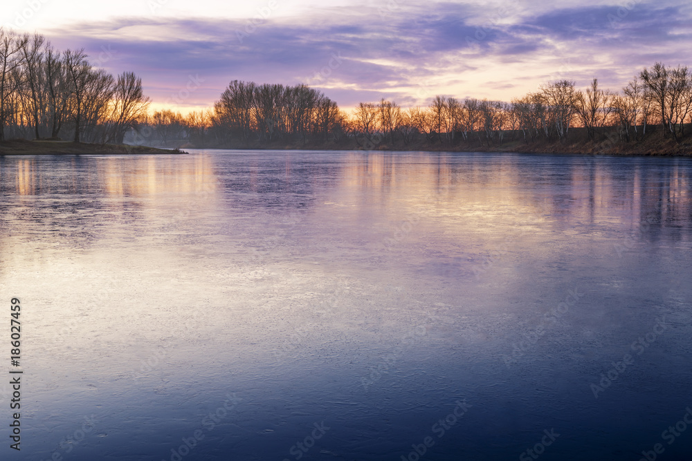 Beautiful freezing morning Beautiful freezing morning