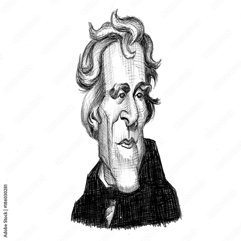 Obraz premium United States Presidents: Andrew Jackson
