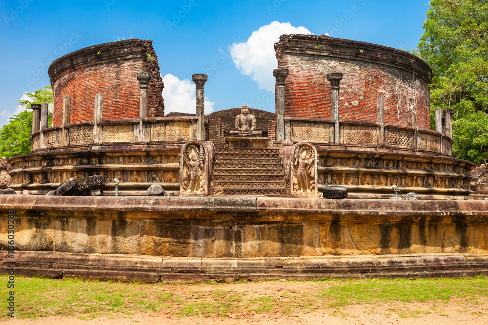 Polonnaruwa in Sri Lanka