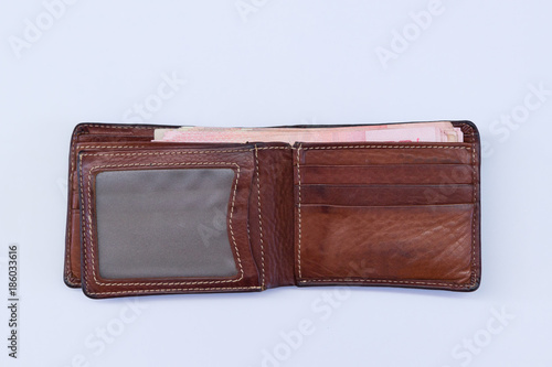 A wallet with a certain amount of money
