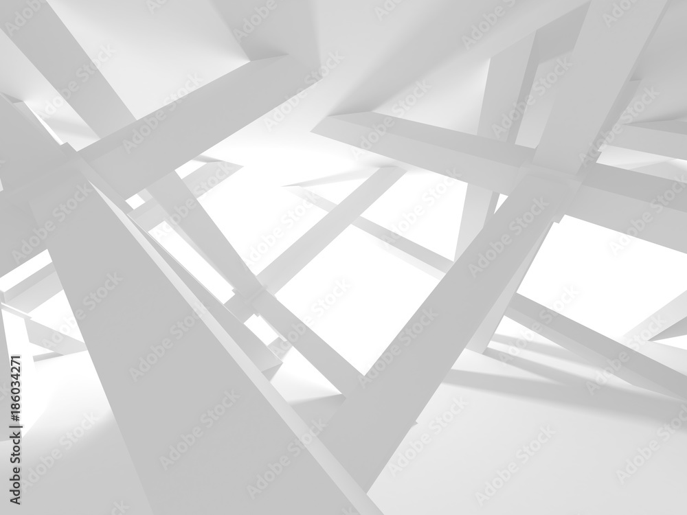 Fototapeta premium Abstract Modern White Architecture Background
