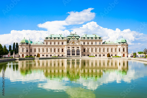 Schilderij op canvas Belvedere Palace in Vienna