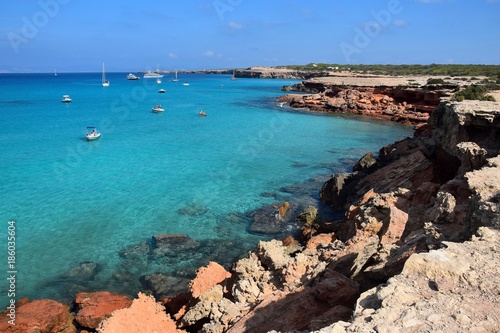 Bucht von Cala Saona auf Formentera