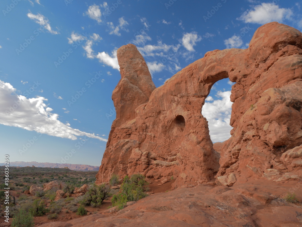 Large Natural Sandstone Arch in Utah