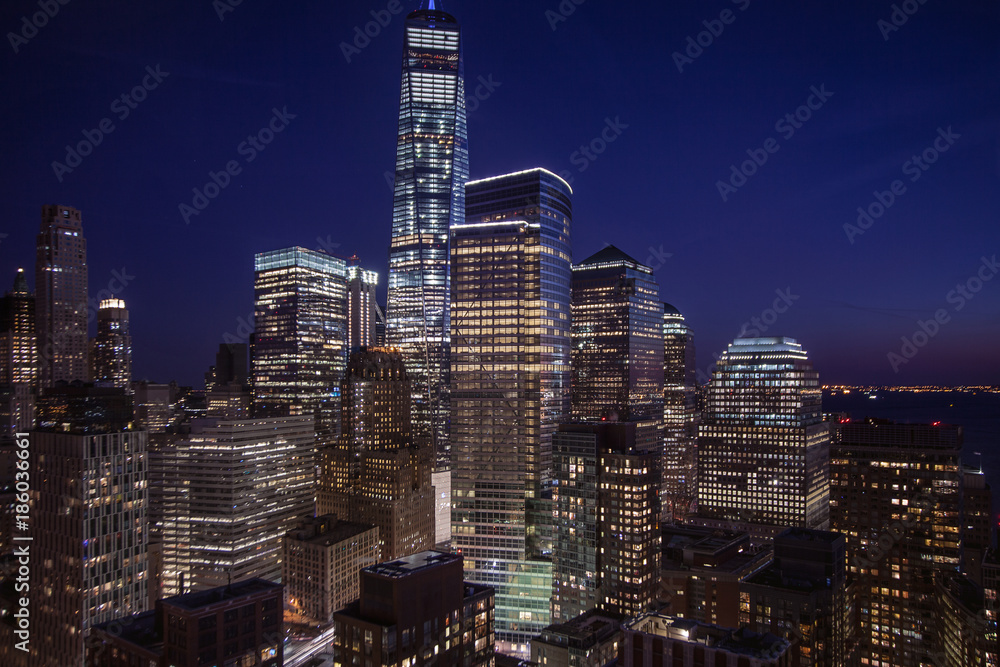 Fototapeta premium Downtown NYC skyline
