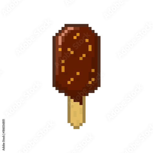 Pixel ice cream for games and applications