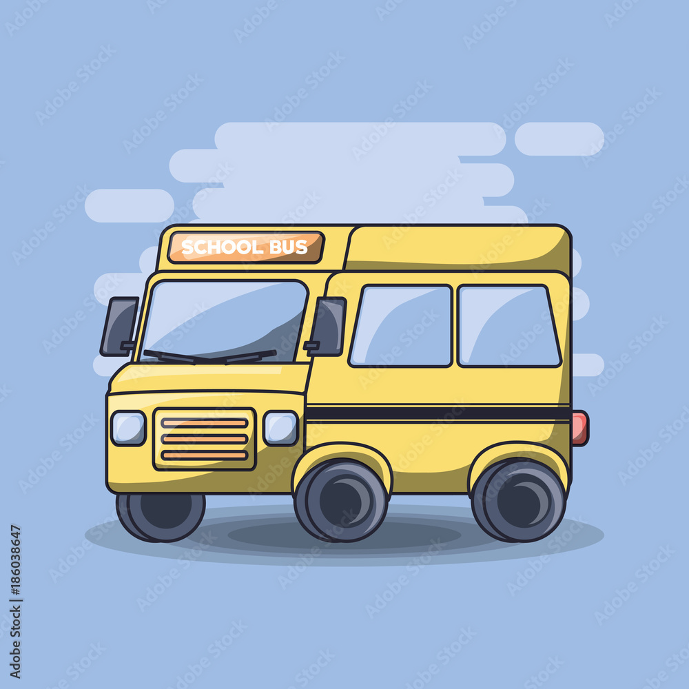 yellow school bus 