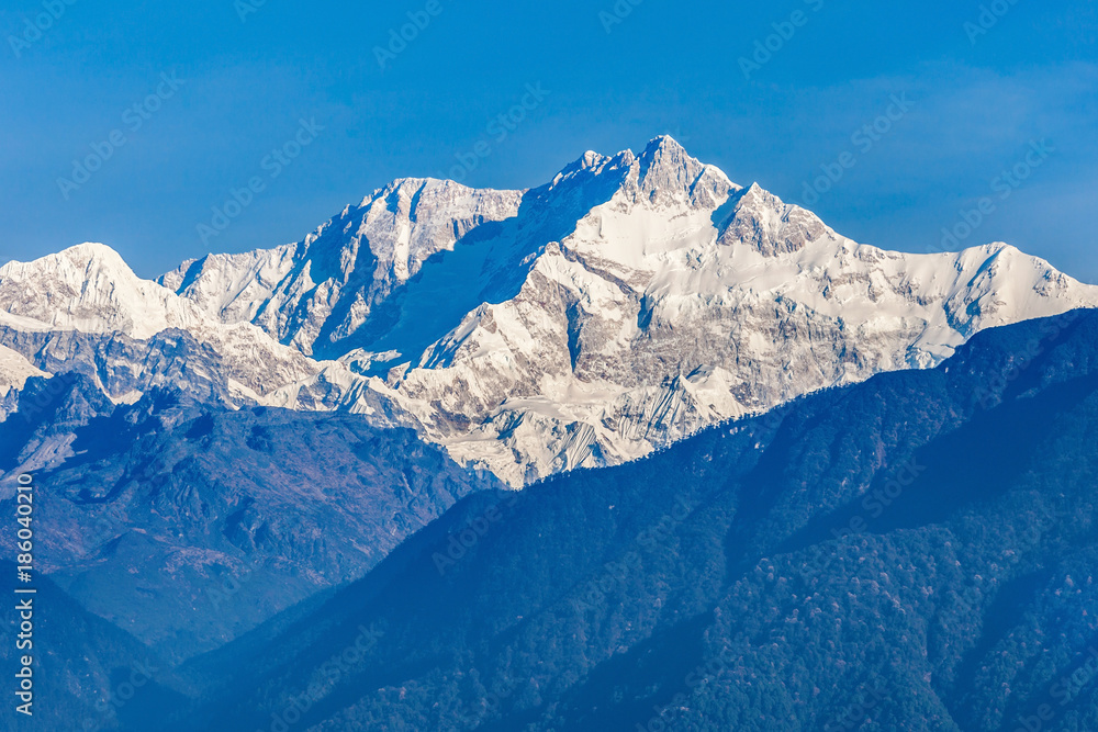 Obraz premium Kangchenjunga mountain view