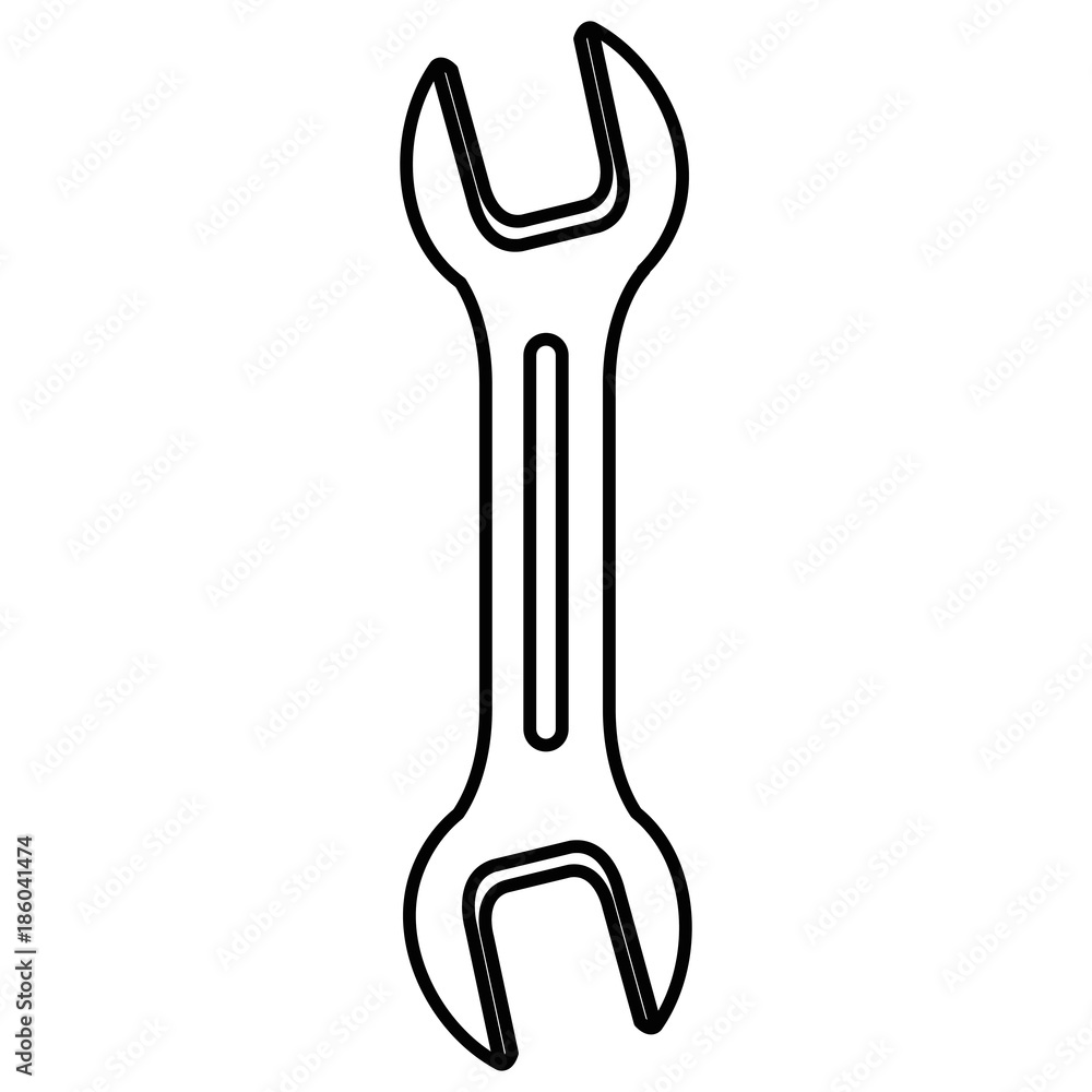 wrench tool isolated icon wrench tool isolated icon