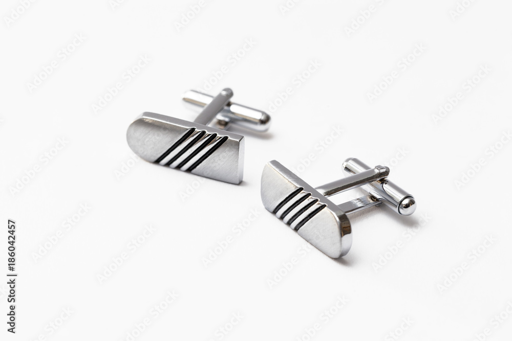 cufflinks silver on white backgrounds cufflinks silver on white backgrounds