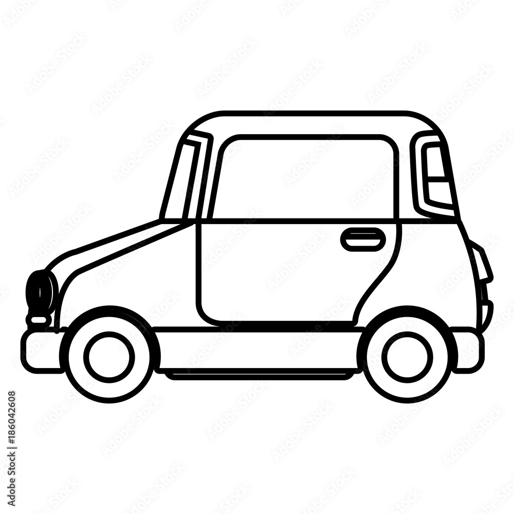 Small car vehicle icon vector illustration graphic design icon vector illustration graphic design