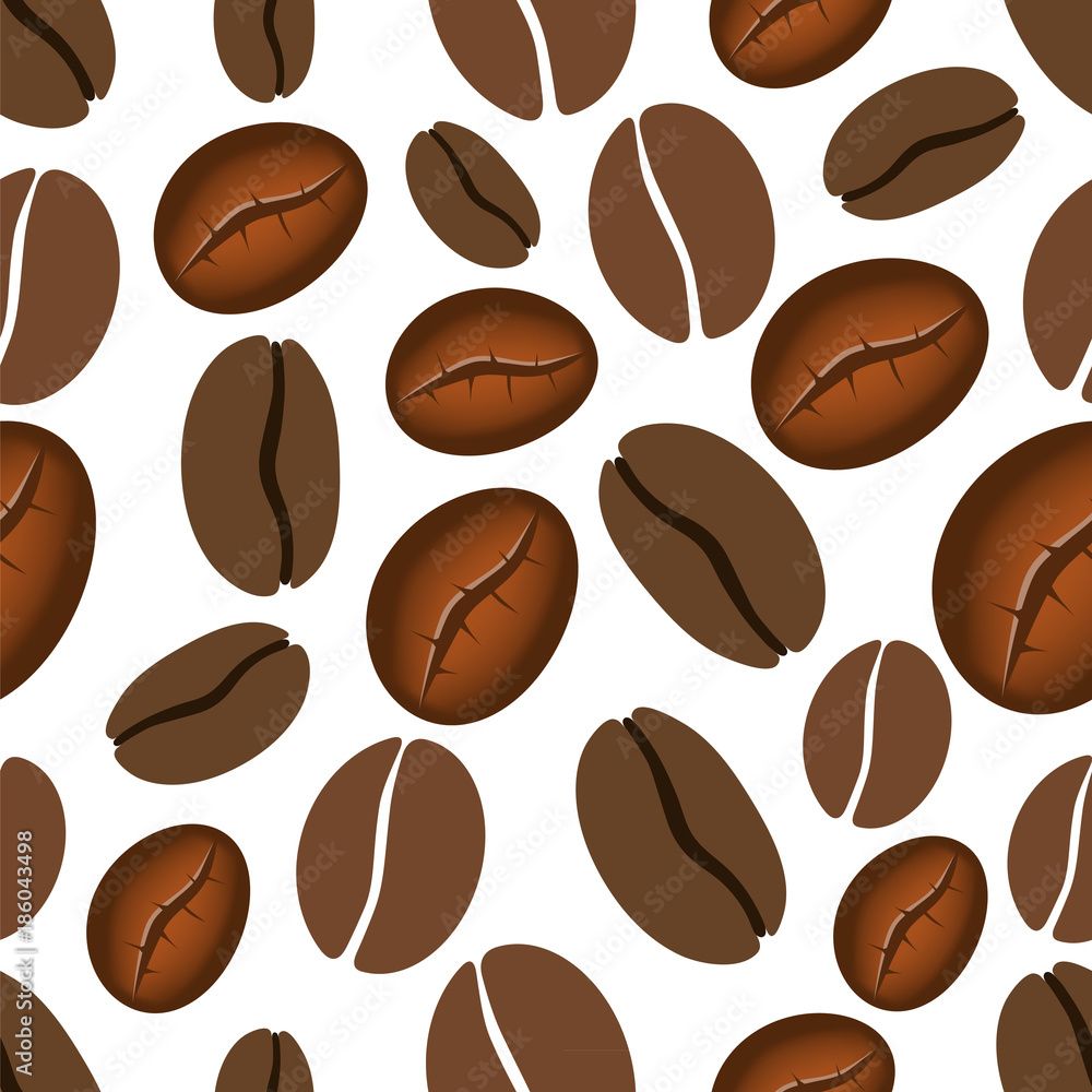 Seamless pattern of coffee. Vector illustration. Seamless pattern of coffee. Vector illustration.