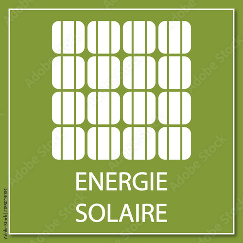Logo énergie solaire.