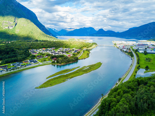 Andalsnes town in Norway