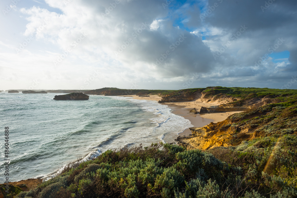 Coastline off the Great Ocean Road, Victoria Coastline off the Great Ocean Road, Victoria