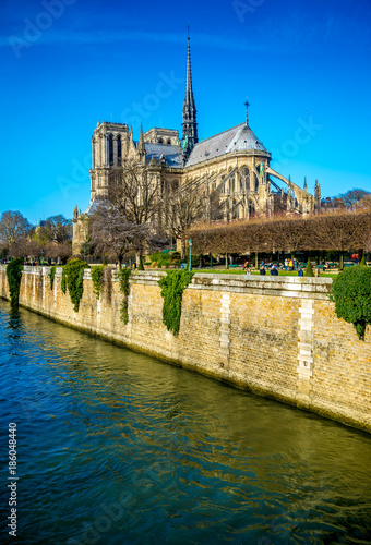 Wallpaper Mural Notre Dame et la Seine Torontodigital.ca