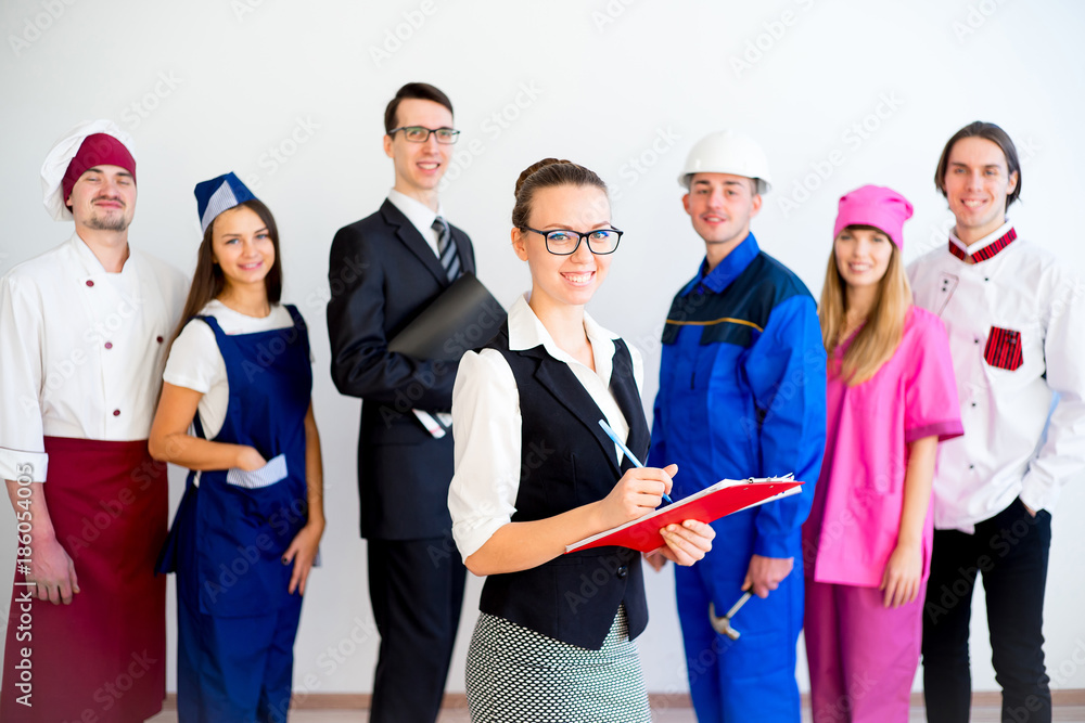 People of different professions People of different professions