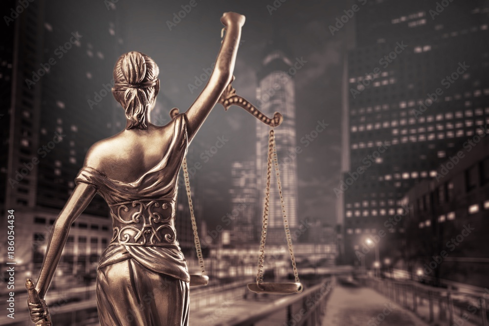Obraz premium Justice statue.
