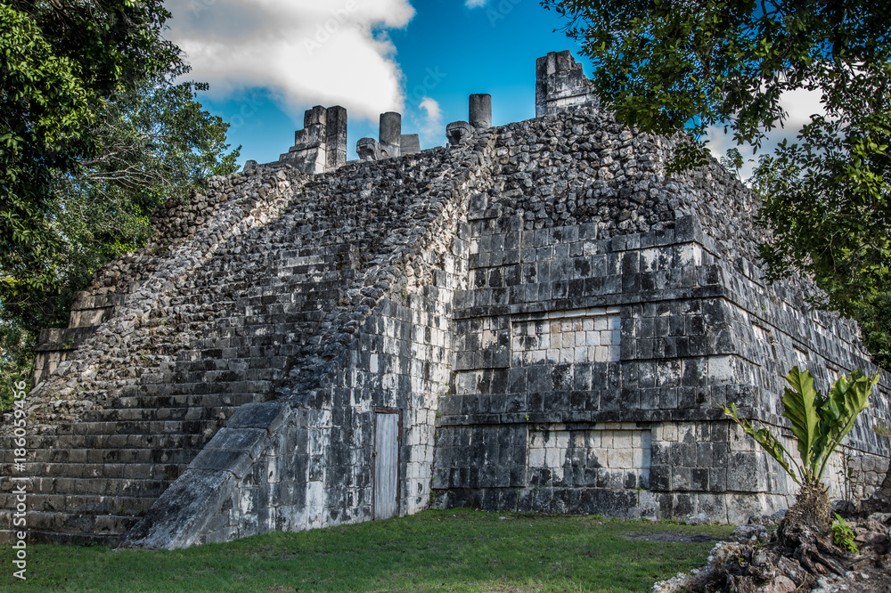 Ancient Mayan Pyramid 