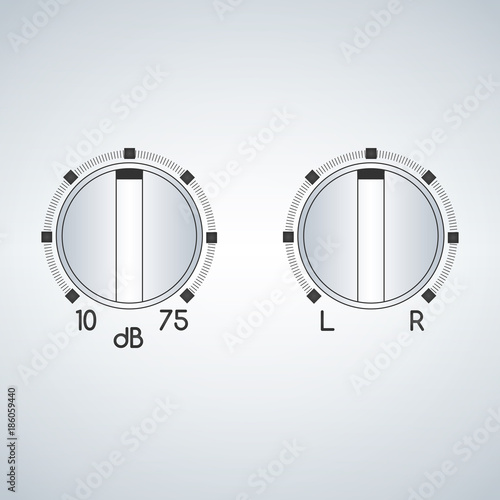 volume control knob, regulator