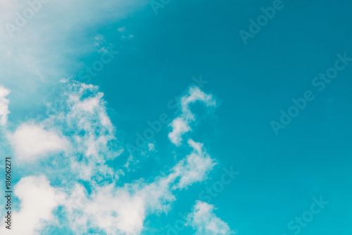 beautiful blue sky with clouds background  