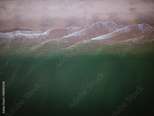 Aerial of Point Pleasant Beach New Jersey