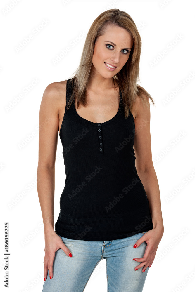 Portrait of a young and gorgeous blonde woman Portrait of a young and gorgeous blonde woman