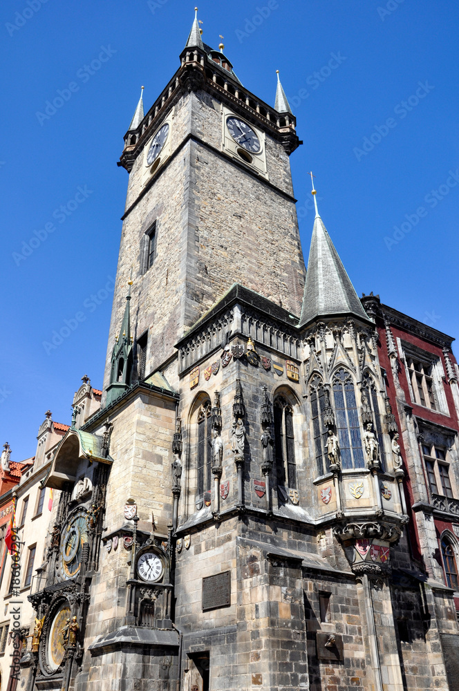 Prague astronomical clock tower