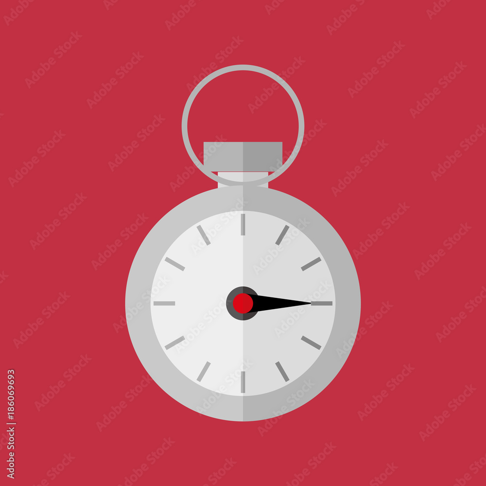 Simple Flat Style Stopwatch Sport Vector Illustration Graphic Simple Flat Style Stopwatch Sport Vector Illustration Graphic