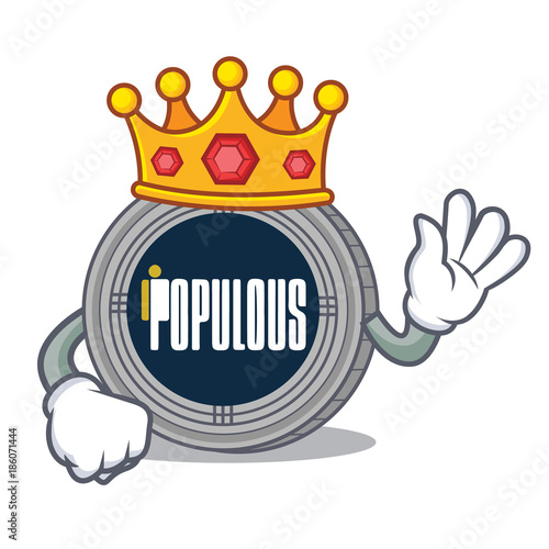 King populous coin character cartoon