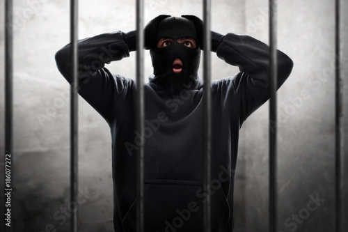 Masked thief in prison