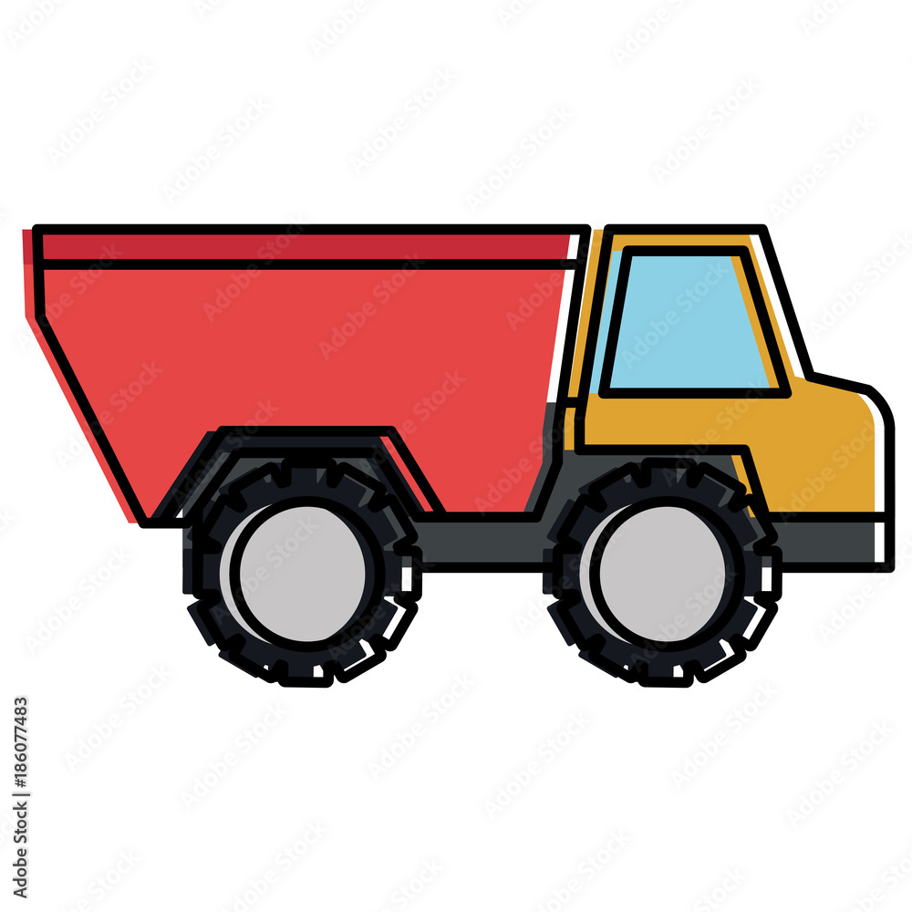 truck dump isolated icon vector illustration design truck dump isolated icon vector illustration design