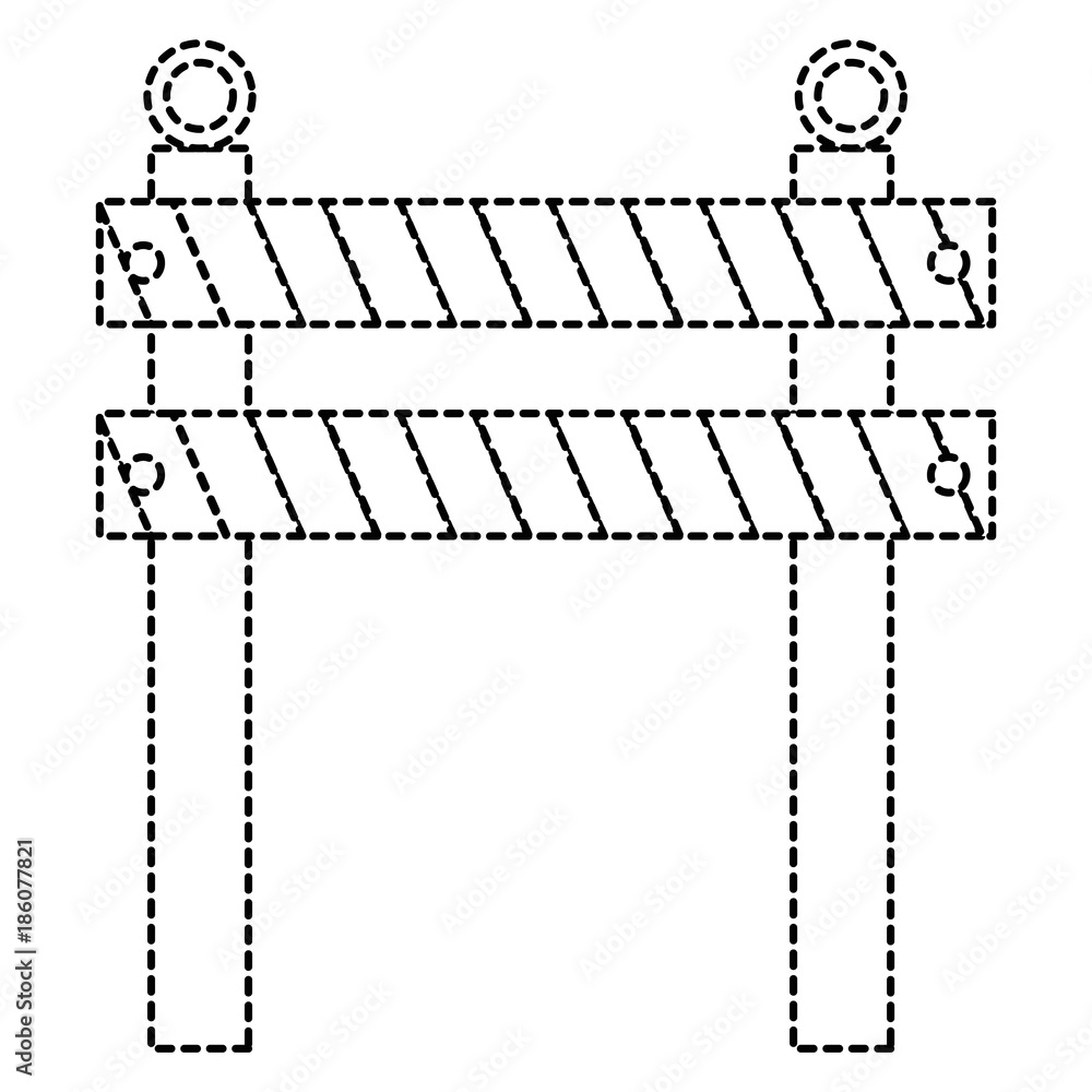 construction fence isolated icon vector illustration design construction fence isolated icon vector illustration design