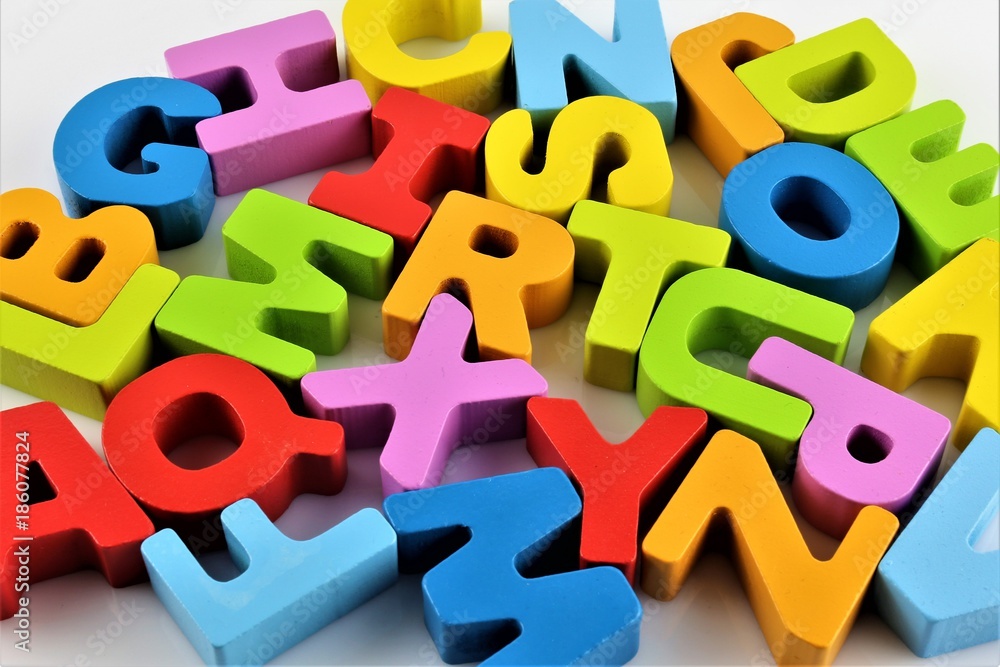 An concept Image of a Alphabet Baby toy - letters An concept Image of a Alphabet Baby toy - letters