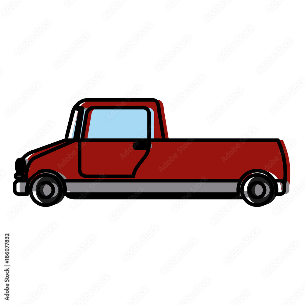 Pick up vehicle icon vector illustration graphic design Pick up vehicle icon vector illustration graphic design