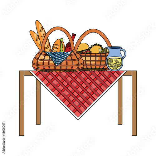 picnic baskets icon