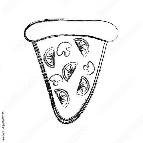 pizza slice icon image
