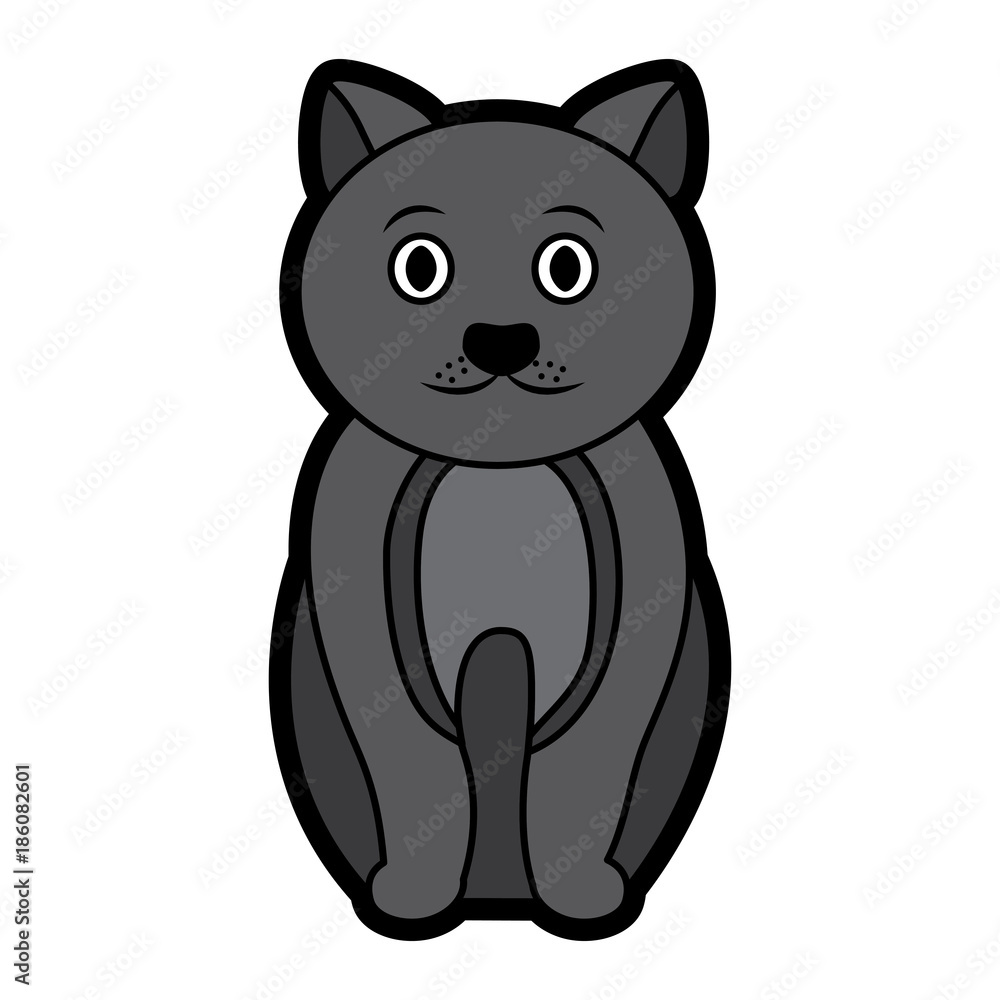 cat cartoon pet icon image vector illustration design cat cartoon pet icon image vector illustration design