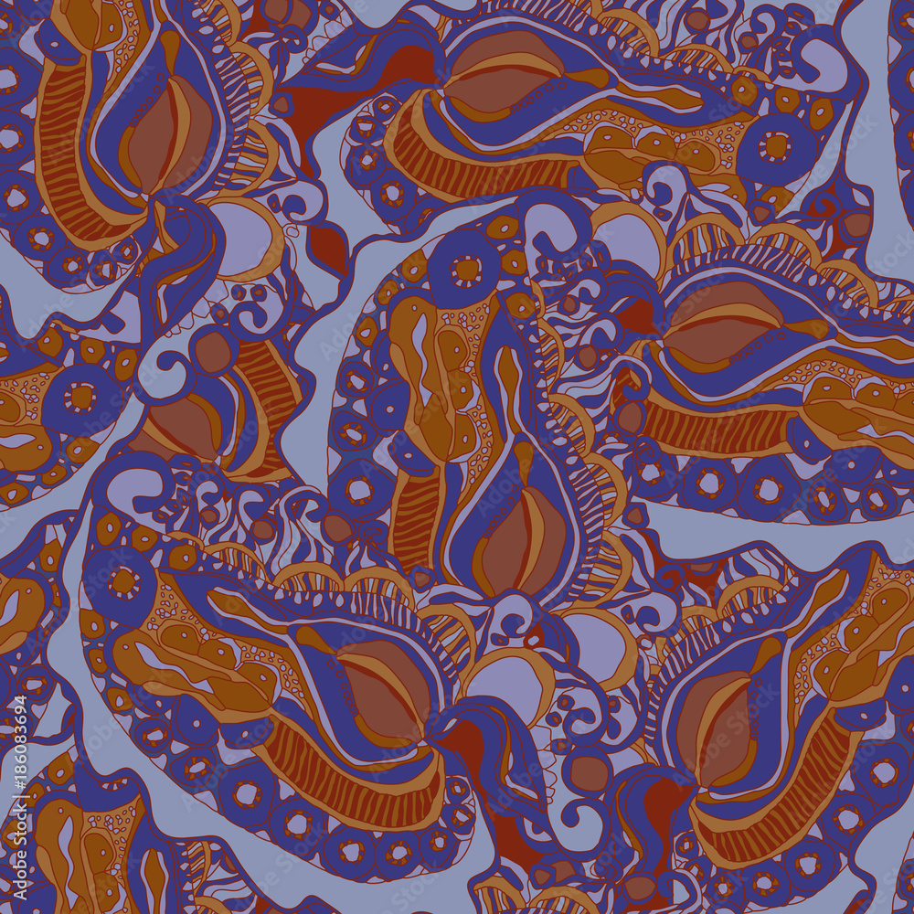 Abstract floral seamless pattern Abstract floral seamless pattern