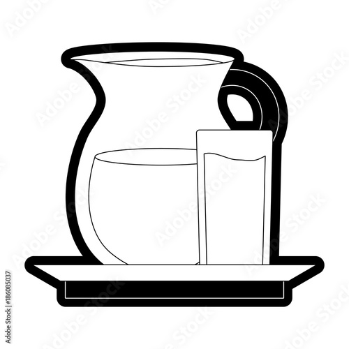 pitcher and glass icon