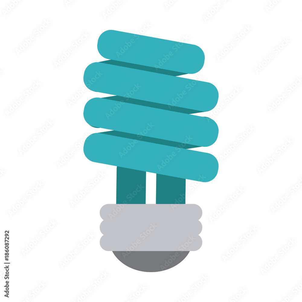 Spiral bulb light icon vector illustration graphic design Spiral bulb light icon vector illustration graphic design